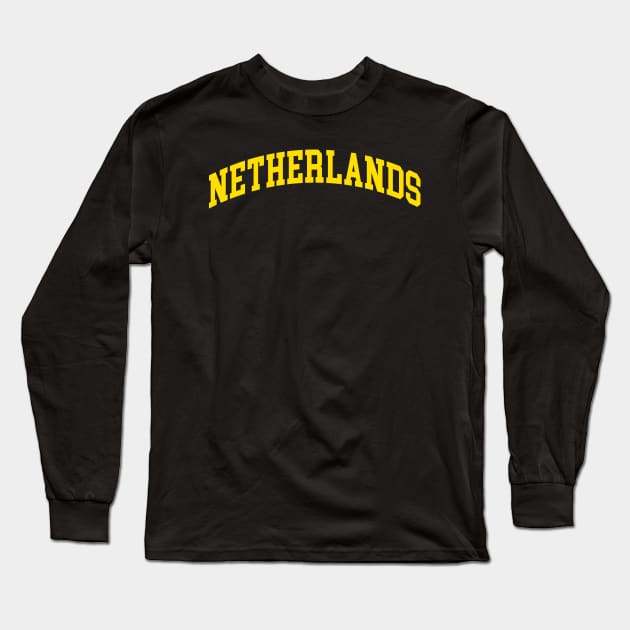 Netherlands Long Sleeve T-Shirt by monkeyflip